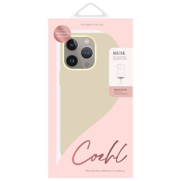 UNIQ Mobilskal till iPhone 16 Pro Max MagSafe Coehl Muse - Beige Beige