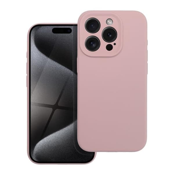 Telefontaske til iPhone 16 Plus Silikone 2mm - Sand Pink Rosa