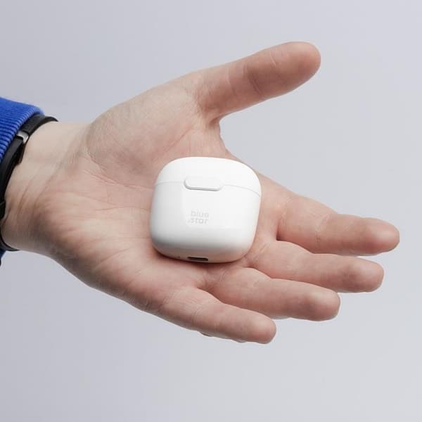 Blue Star Trådlösa In-Ear Hörlurar Bluetooth TWS FI7 - Vit Vit