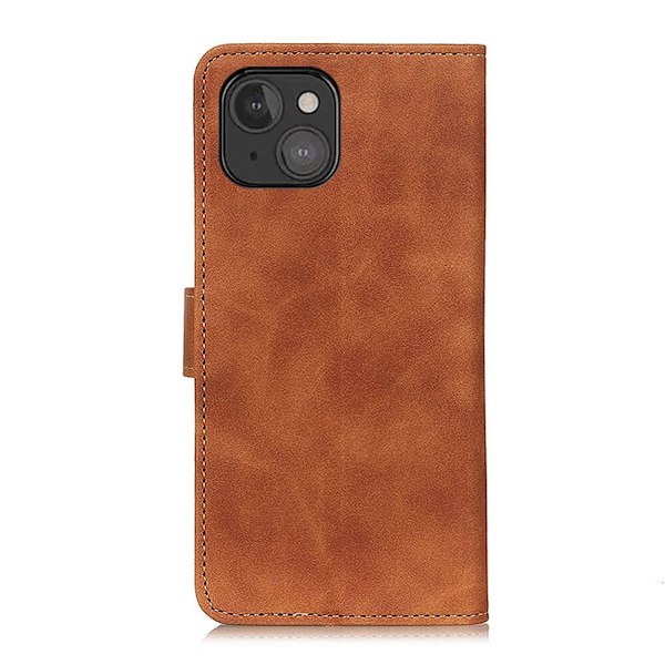 Khazneh Retro Plånboksfodral till iPhone 13 Mini - Brun Brun