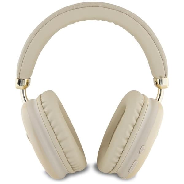 Guess Over-Ear Hörlurar Bluetooth 5.3 Metallic Triangle Logo Guld