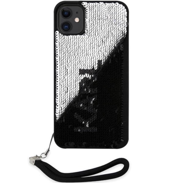 Karl Lagerfeld iPhone 11/XR Mobilskal Sequins Cord - Silver