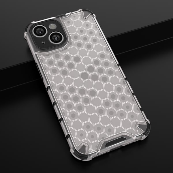iPhone 14 Skal Honeycomb Armored Hybrid - Svart Svart