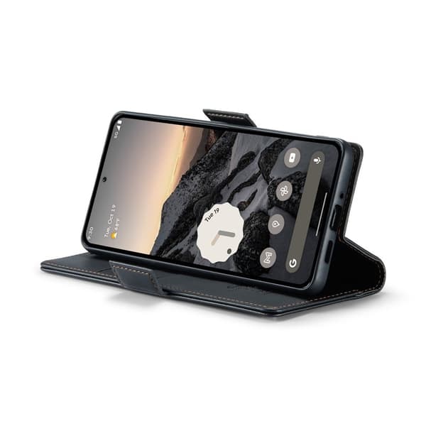 CASEME Plånboksfodral Konstläder för Google Pixel 10 Pro - Svart