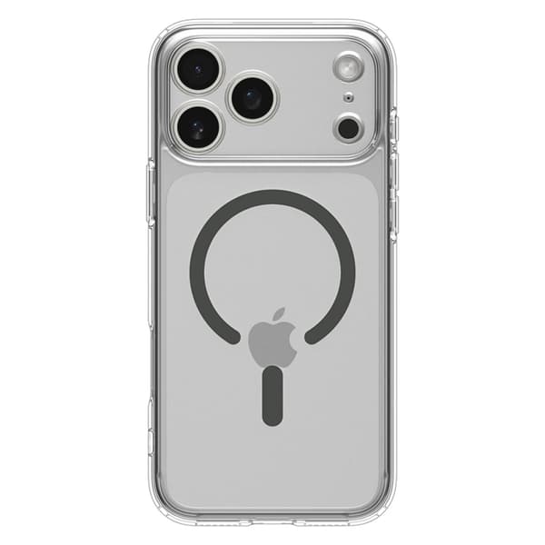 Spigen Mobilskal till iPhone 17 Pro Max Magsafe Ultra Hybrid - Clear/Graphite Transparent