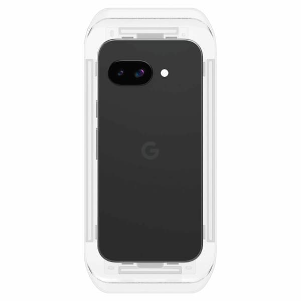 Spigen [2-Pack] Google Pixel 9a Härdat Glas Skärmskydd 'EZ Fit" Transparent
