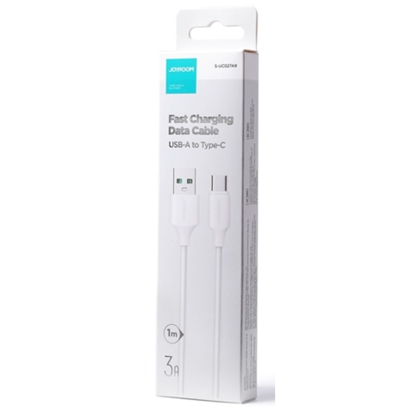 Joyroom USB till USB Typ-C-kabel 1m - Vit Vit