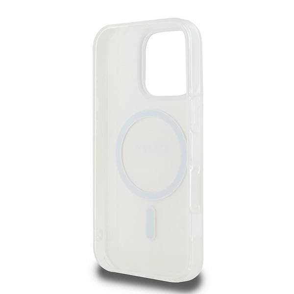 DKNY telefontaske til iPhone 16 Pro Max MagSafe Repeat Texture Stripe - Pink Rosa