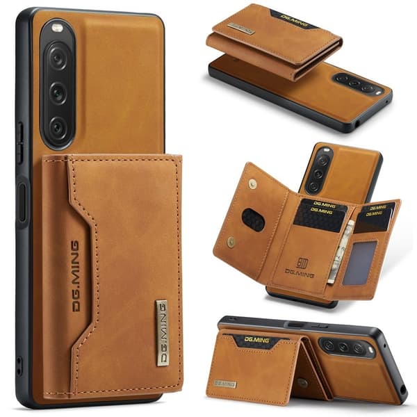DG.MING M2 Series Mobilskal till Sony Xperia 10 V Shockproof Brun