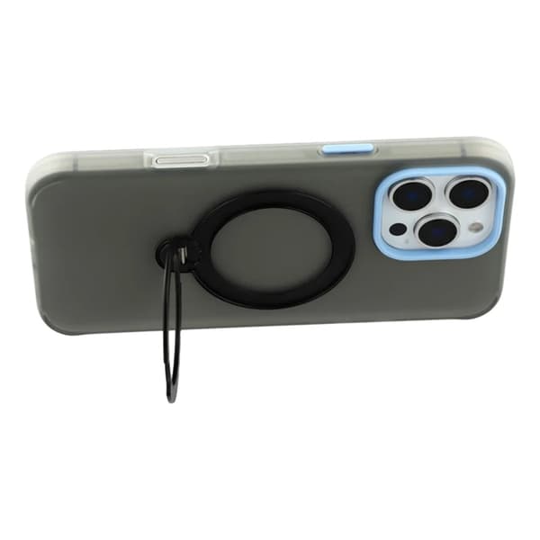 KIGC Mobilskal till iPhone 16 Pro Rotating Kickstand - Svart Svart