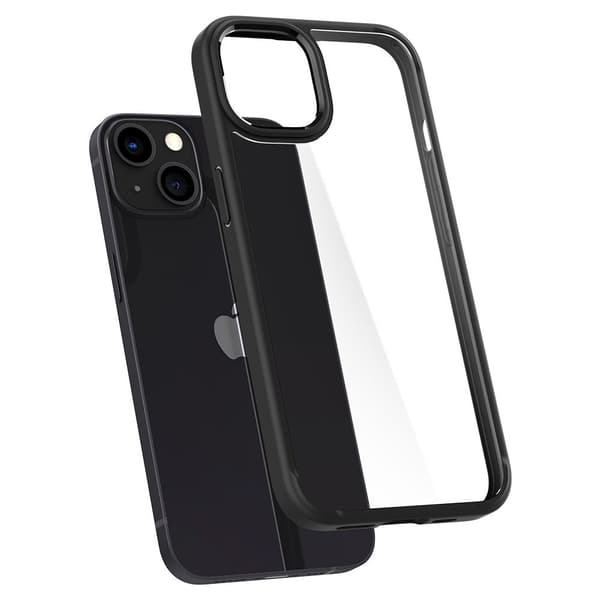Spigen Ultra Hybrid Mobilskal iPhone 13 - Mat Sort Black