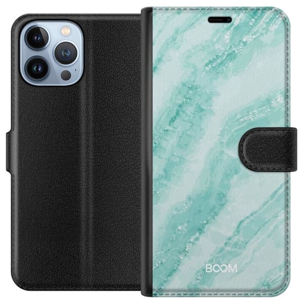 Plånboksfodral till Apple iPhone 13 Pro Max med Mint Marble