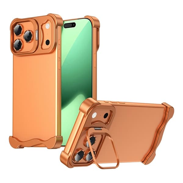 Mobilskal till iPhone 17 Pro Heat Dissipating Kickstand - Orange Orange