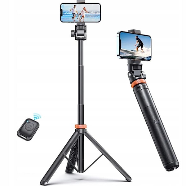 Tech-Protect Bluetooth Selfie Stick Tripod L03S - Musta Svart