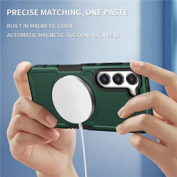 Galaxy S23 Plus Cover Magsafe Anti Drop - Grøn Grön
