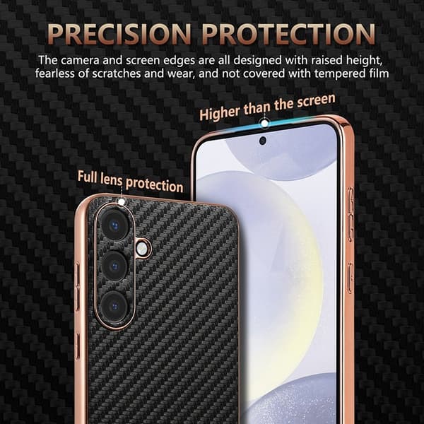 AZNS Samsung Galaxy S25+ Fodral Electroplating PU+TPU - Grön