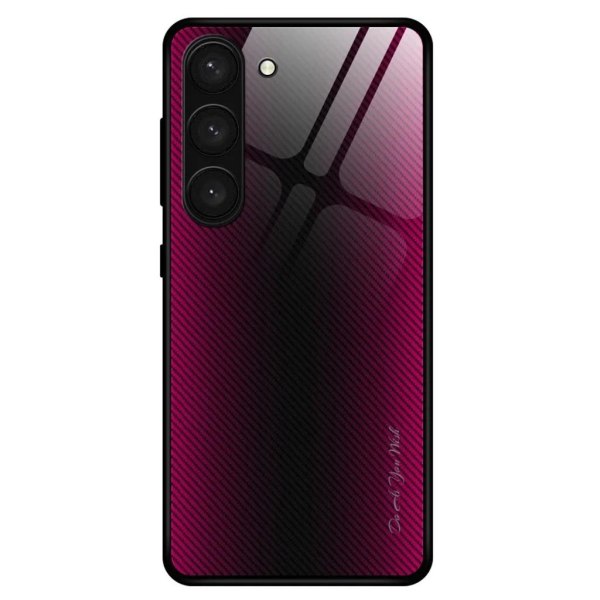 Galaxy S23 Mobile Cover hiilikuitu - vaaleanpunainen