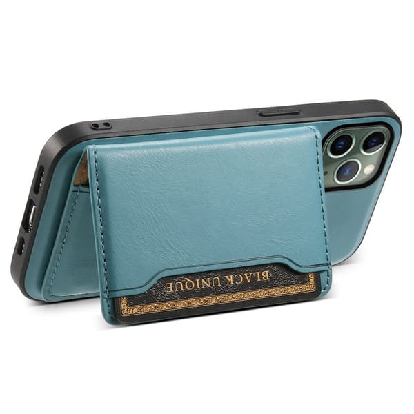 DENIOR Mobilskal till iPhone 11 Pro PU Läder + PC + TPU - Blå