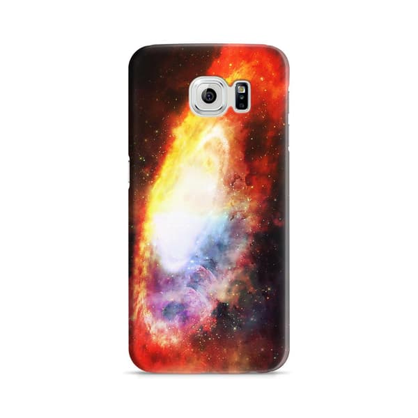 Skal till Samsung Galaxy S6 - Rymden - Röd