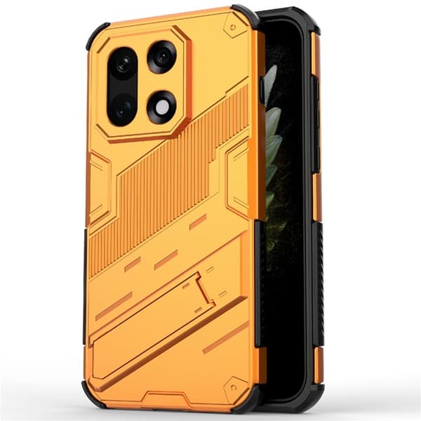 Mobilskal till OnePlus 15 PC + TPU Shockproof Kickstand - Orange Orange