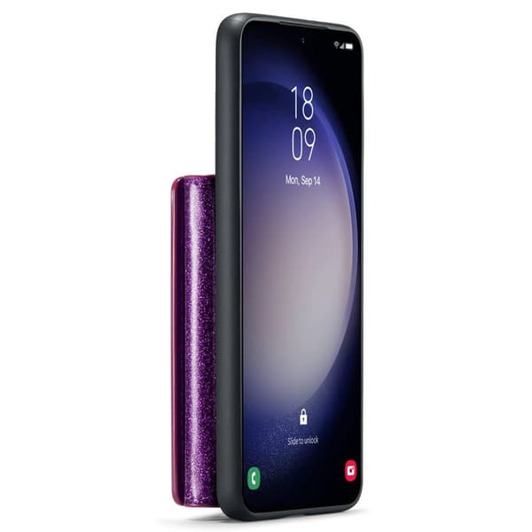 DG.MING M3 Series Mobilskal till Samsung Galaxy S23 FE Glitter Lila