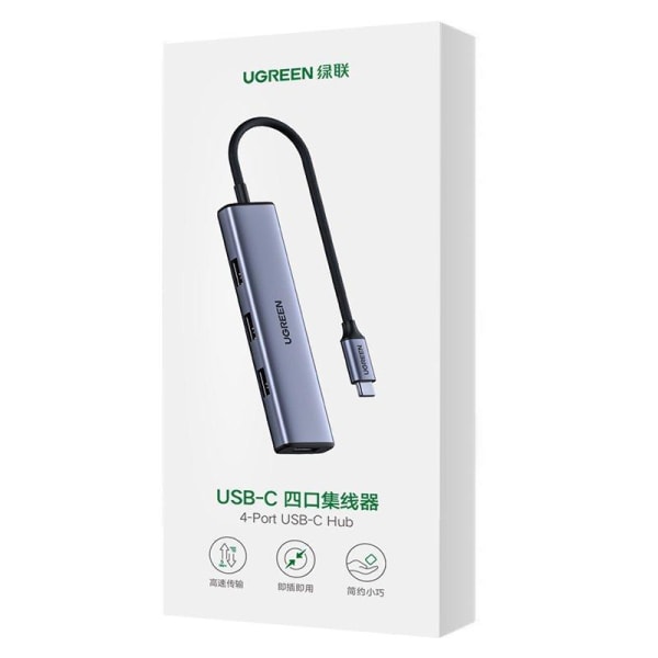 Ugreen 4x USB 3.2 Gen 1 Hub - Silver