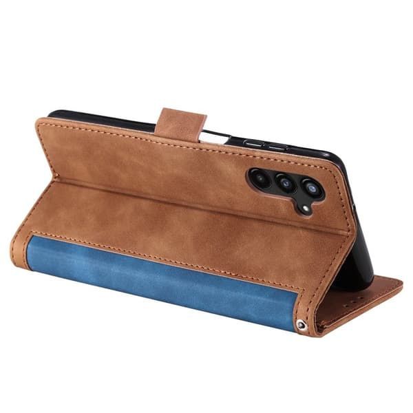 Samsung Galaxy S26+ Plånboksfodral RFID-Skydd Konstläder Ställ - Blå