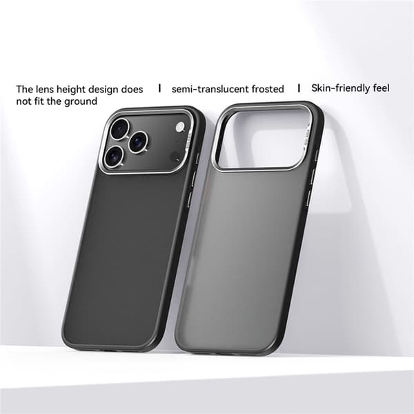 SULADA Mobilskal till iPhone 17 Pro Shockproof Matte - Titansvart Svart