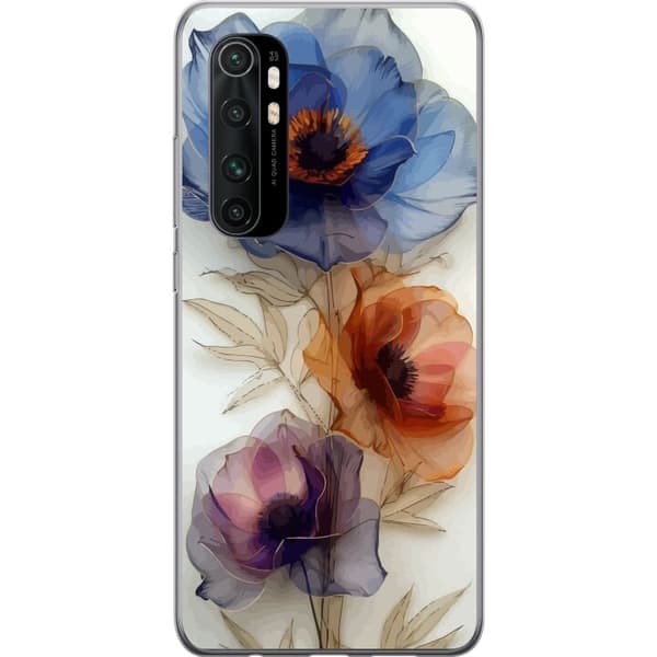 Mobilskal till Xiaomi Mi Note 10 Lite med Silkesblommor