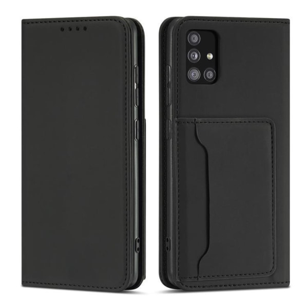 Xiaomi Redmi Note 11 -lompakkokotelon magneettiteline - musta