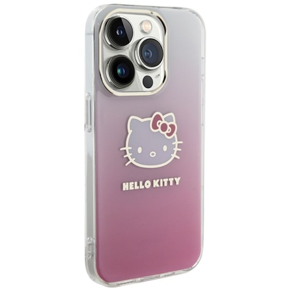 Hello Kitty Telefontaske til iPhone 14 Pro Kitty Head - Lyserød Rosa