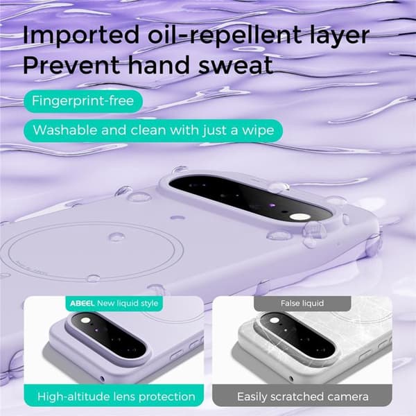 ABEEL Mobilskal för Google Pixel 11 Pro XL MagSafe Skin Touch Svart