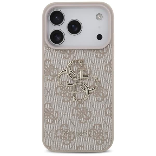 Guess Mobilskal till iPhone 17 Pro 4G Big Logo - Rosa Rosa