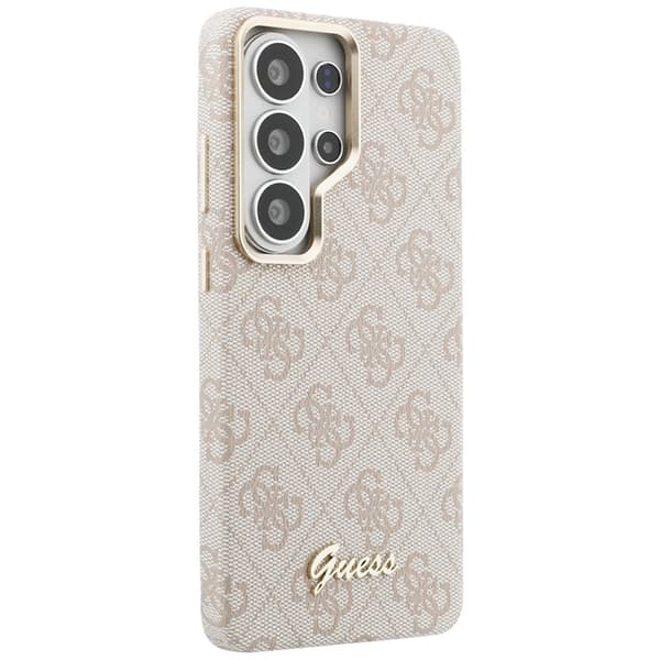 Guess Mobilskal För Galaxy S26 Ultra MagSafe 4G Script - Rosa Rosa