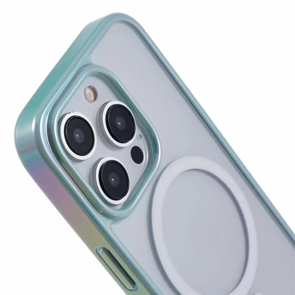 KIGC Mobilskal till iPhone 15 Pro Magsafe Dazzling Color - Grön Grön