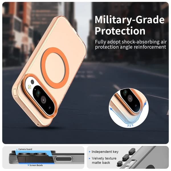Mobilskal till Google Pixel 10/10 Pro Anti Drop - Orange Orange