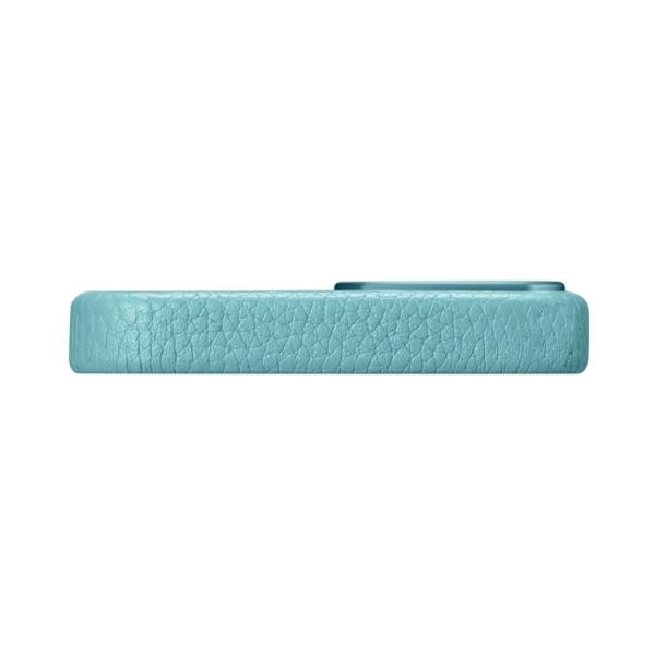 iCarer iPhone 14 Pro Skal Magsafe Äkta Läder Litchi Premium - Grön