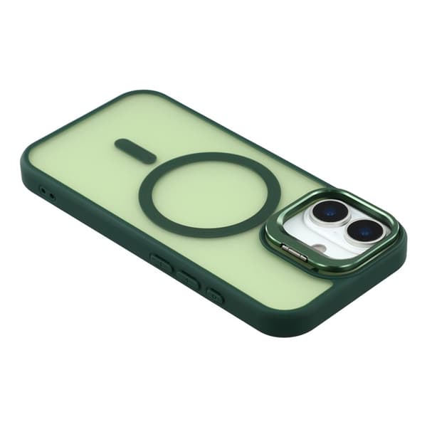 Mobilskal till iPhone 17 MagSafe Lins Kickstand - Grön Grön