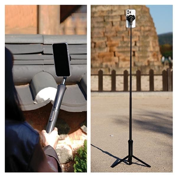 Araree Selfiestick MagSafe Tripod Bluetooth Magfie Pod Pro - Svart Black