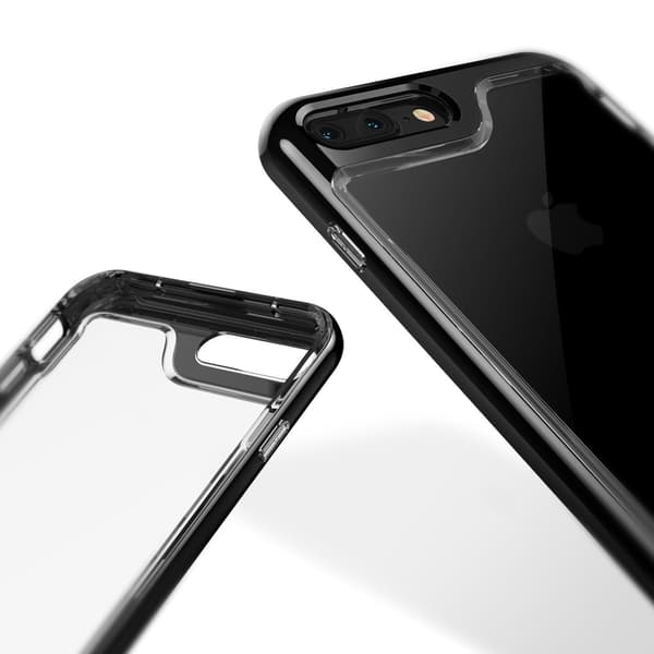 Caseology Skyfall Skal till Apple iPhone 7 Plus - Jet Black Svart