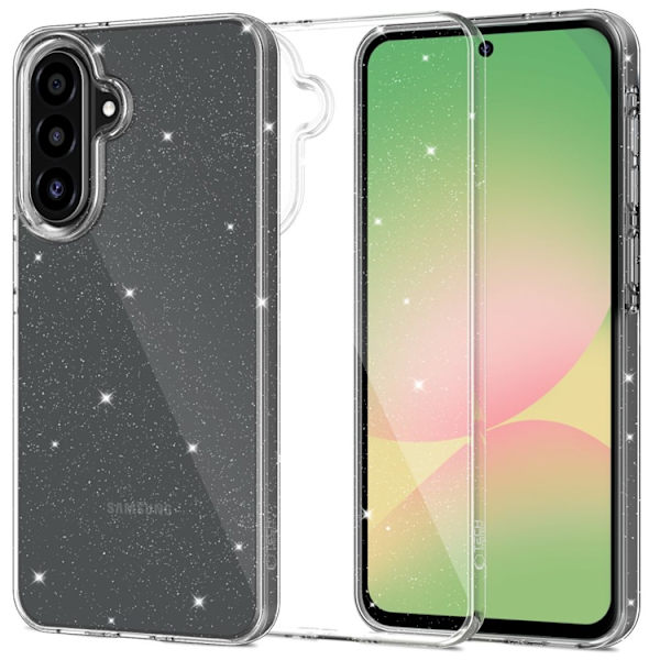Tech-Protect Mobilskal För Galaxy A27 Flexair - Glitter Transparent
