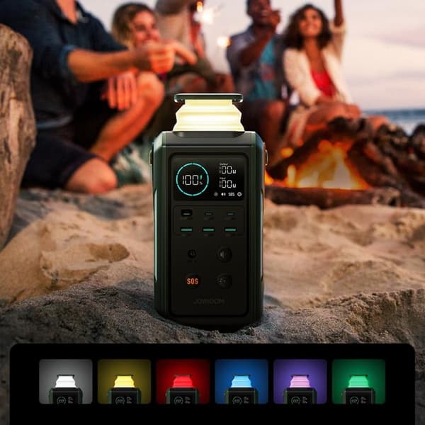 Joyroom Powerbank 75000mAh 100W 3xUSB-C 3xUSB-A - Grön Grön