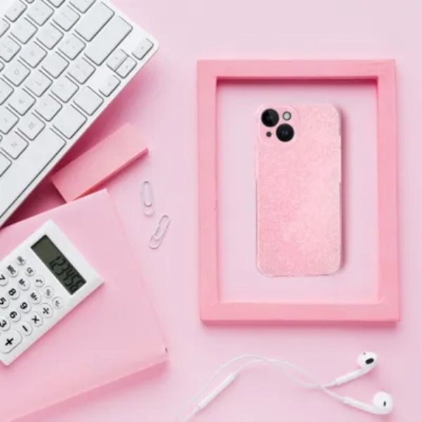 iPhone 15 Plus Mobilskal 2mm Blink - Rosa