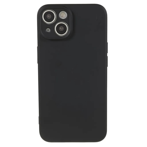 iPhone 15 Plus Mobilskal Gummerat - Svart Svart