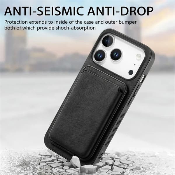 Mobilskal till iPhone 17 Pro Max Retro Detachable - Svart Svart