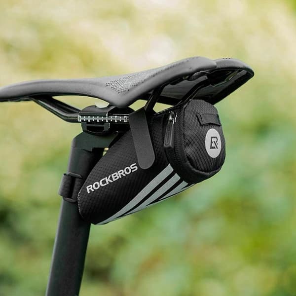 Rockbros Cykeltaske Under Sadel C28 - Sort Svart