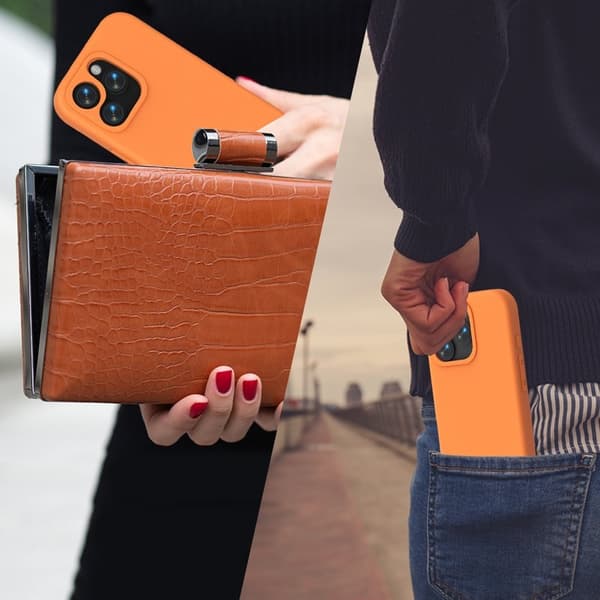 Mobilskal till iPhone 16 Pro Max Shockproof EVA - Orange Orange