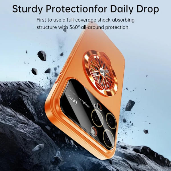 Mobilskal till iPhone 16 Pro Max Magsafe Hard PC - Vit Vit