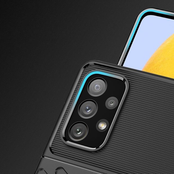 Galaxy A73 Thunder Flexible Skal - Svart Svart