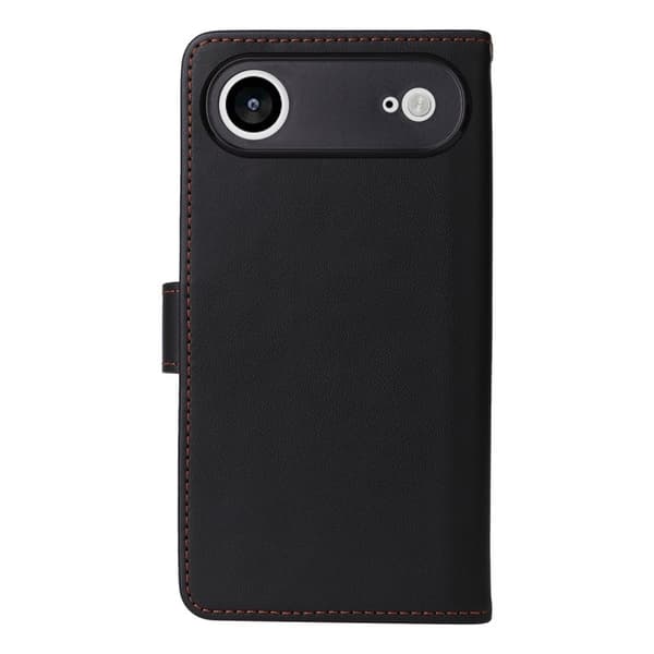 BETOPNICE iPhone Air Magnetic Plånboksfodral Konstläder - Svart